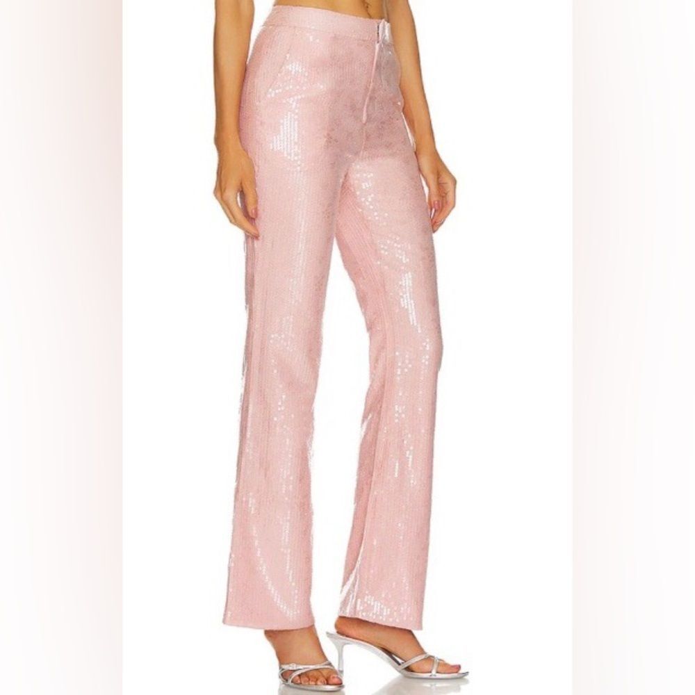 Kim Shui X Free People Woman’s Pink Sequin Pants Size Small NWOT